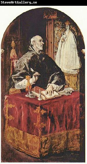 El Greco Vision des Hl. Ildefonso